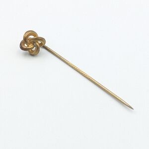Antique victorian love knot stick pin